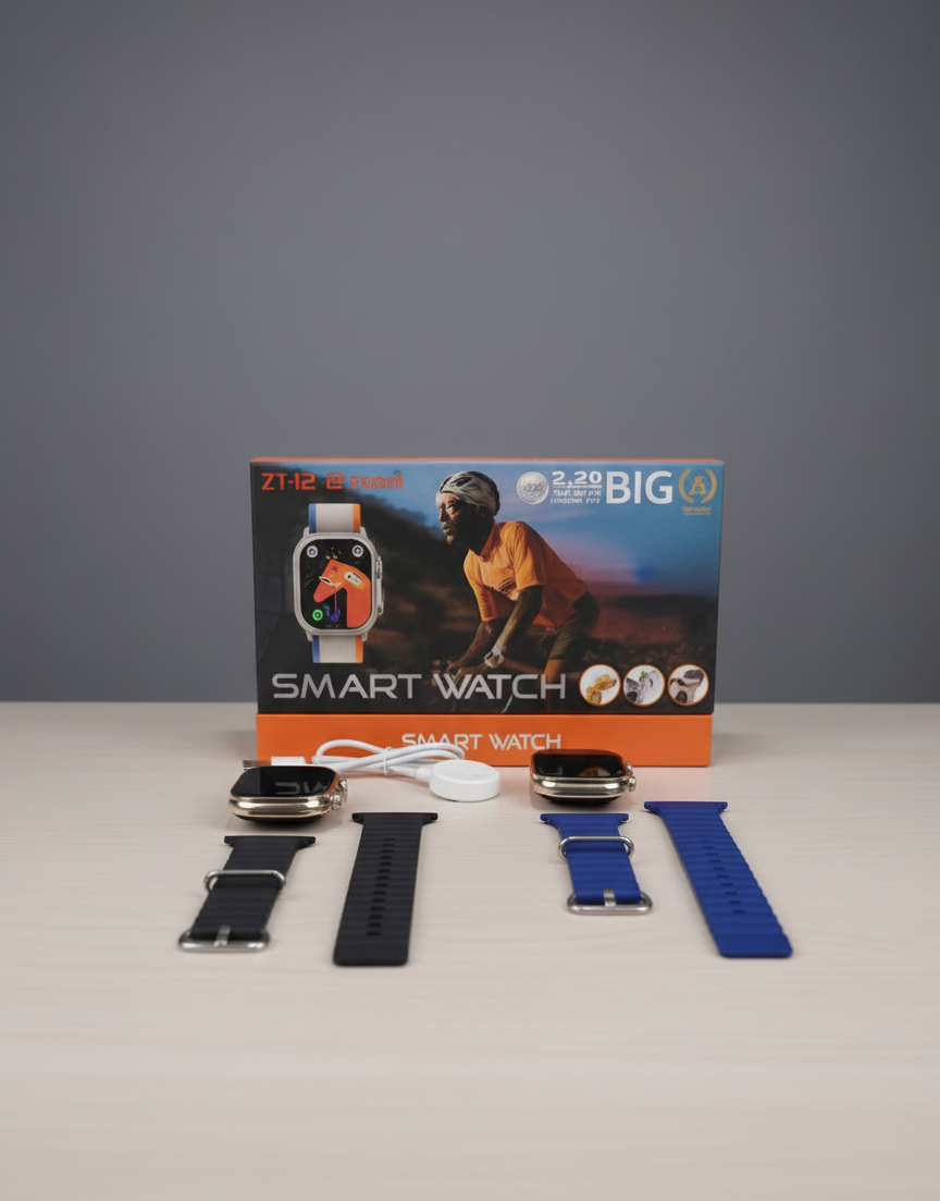 ZT12 Smart Watch – Fitness Tracker With Heart Rate Monitor & Bluetooth Call