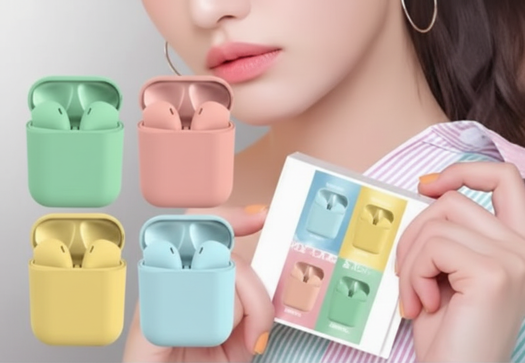 True Wireless Earbuds - Compact Bluetooth 5.0 In-Ear Headphones with Touch Control