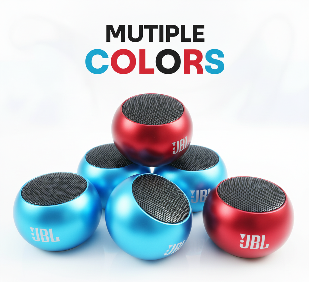 Portable Bluetooth Speaker – JBL Mini Compact Wireless Speaker with Bass, Splashproof Design