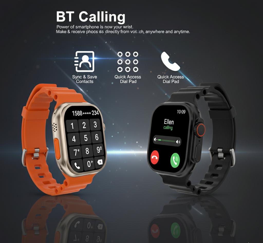 S9 Ultra Smartwatch – Fitness Tracker Watch With Heart Rate Monitor & Sports Mode